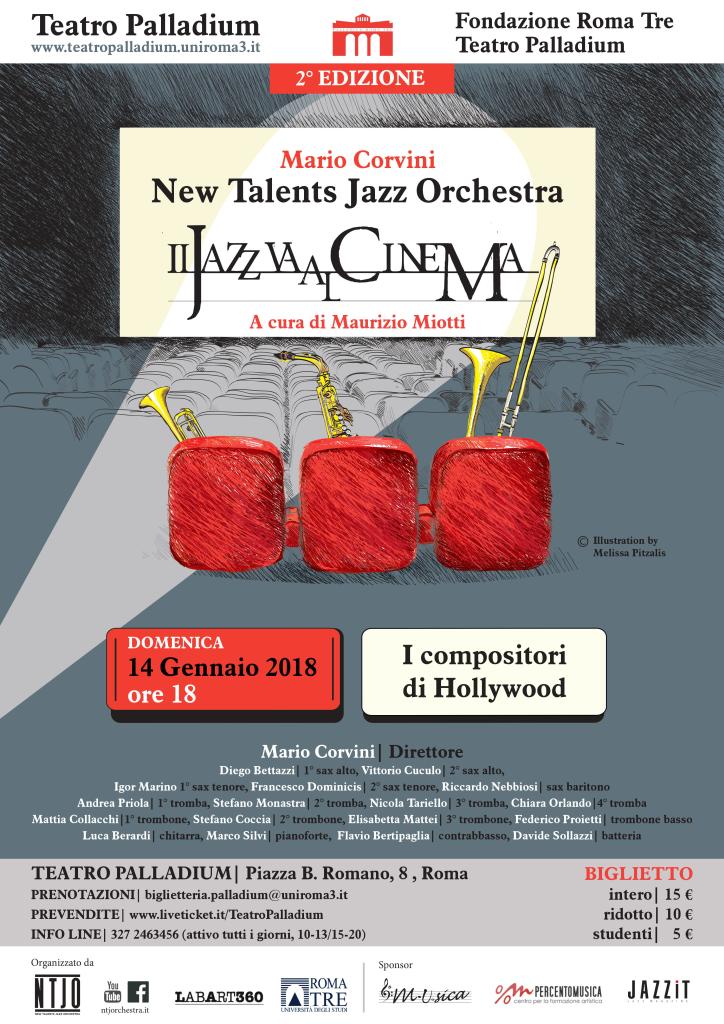 14 gennaio 2018 il jazz va al cinema